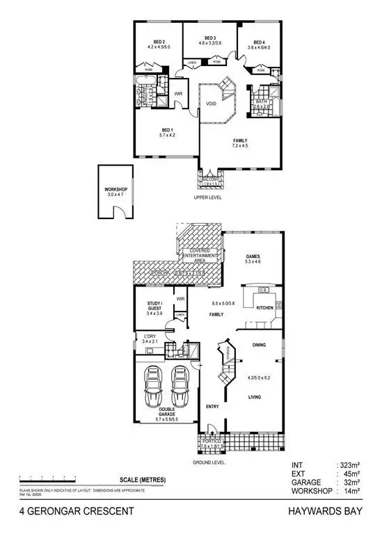 Floorplan of Homely house listing, 4 Gerongar Crescent, Haywards Bay NSW 2530