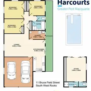 Floorplan of Homely house listing, 11 Bruce Field Street, South West Rocks NSW 2431