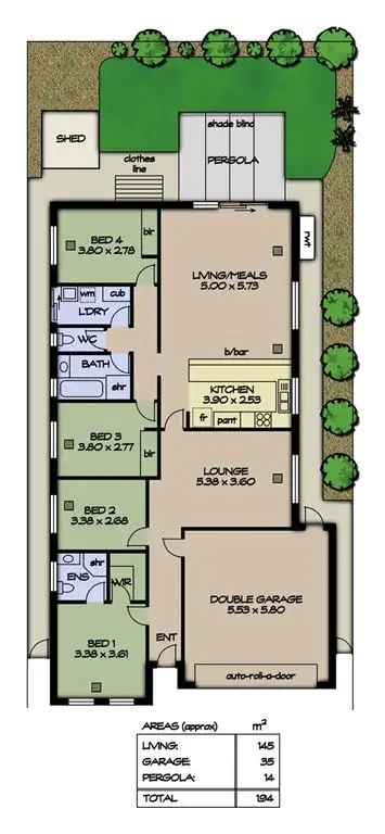 Floorplan of Homely house listing, 9 Tatura Road, Munno Para West SA 5115