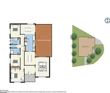 Floorplan of Homely house listing, 1 Enrica Place, Wheelers Hill VIC 3150