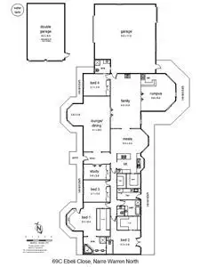 Floorplan of Homely house listing, 69C Ebeli Close, Narre Warren North VIC 3804