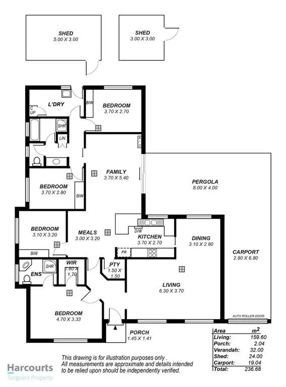 Floorplan of Homely house listing, 28 Prelude Circuit, Hillbank SA 5112
