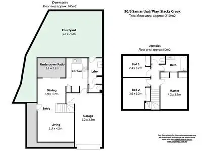 Floorplan of Homely townhouse listing, 30/6 Samanthas Way, Slacks Creek QLD 4127