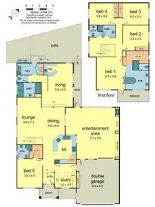 Floorplan of Homely house listing, 1 Chateau Close, Croydon VIC 3136