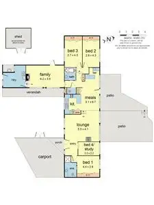 Floorplan of Homely house listing, 13 Linden Road, Ringwood North VIC 3134