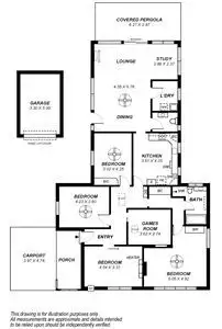 Floorplan of Homely house listing, 13 Romsey Grove, Melrose Park SA 5039