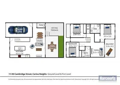 Floorplan of Homely unit listing, 11/40 Cambridge Street, Carina Heights QLD 4152