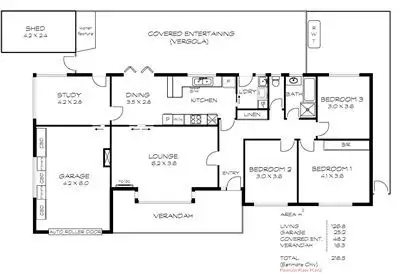 Floorplan of Homely house listing, 20 Grantley Avenue, Victor Harbor SA 5211