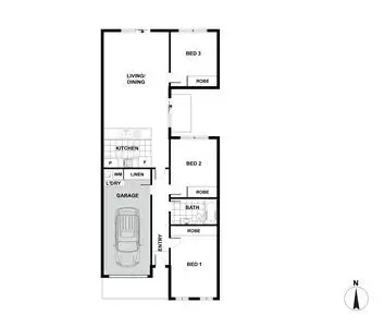Floorplan of Homely house listing, 13 Ron Hoy Street, Macgregor ACT 2615