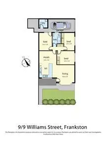 Floorplan of Homely unit listing, 9/9 Williams Street, Frankston VIC 3199