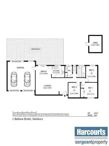 Floorplan of Homely house listing, 1 Beltana Street, Salisbury SA 5108