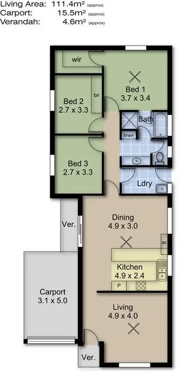 Floorplan of Homely house listing, 30 Hartman Road, Mount Barker SA 5251