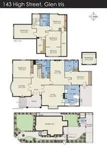 Floorplan of Homely house listing, 143 High Street, Glen Iris VIC 3146