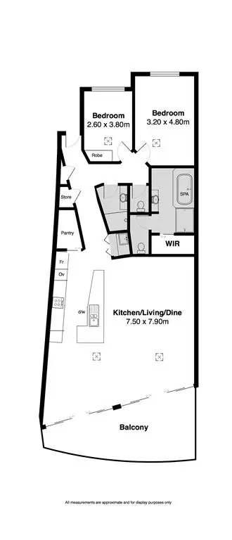 Floorplan of Homely apartment listing, 10/145-147 Hindmarsh Road, Victor Harbor SA 5211