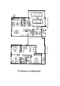 Floorplan of Homely townhouse listing, 87 Folland Avenue, Northgate SA