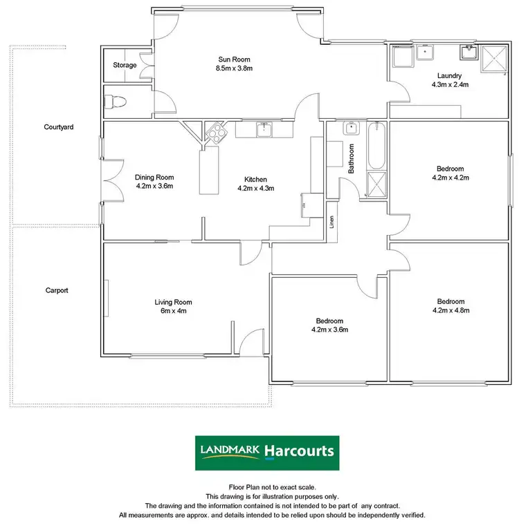 Floorplan of Homely house listing, 6 Bute Street, Jamestown SA 5491