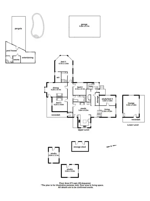 Floorplan of Homely house listing, 465 Beaconsfield Emerald Road, Guys Hill VIC 3807