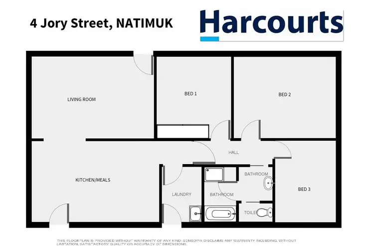 Floorplan of Homely house listing, 4 Jory Street, Natimuk VIC 3409