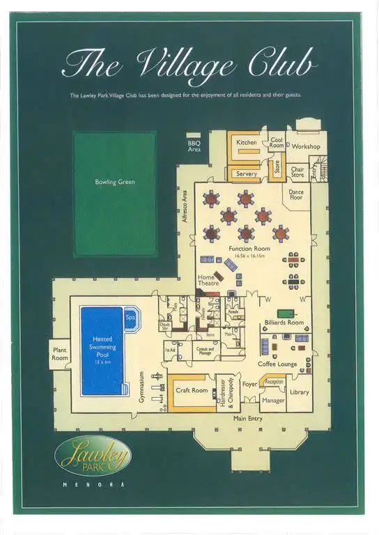 Floorplan of Homely retirement listing, Villa 76/55 Alexander Drive, Menora WA 6050