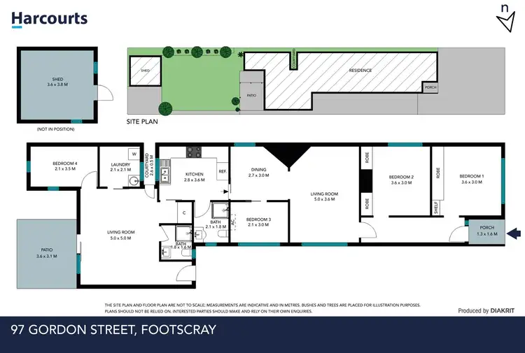 Floorplan of Homely house listing, 97 Gordon Street, Footscray VIC 3011