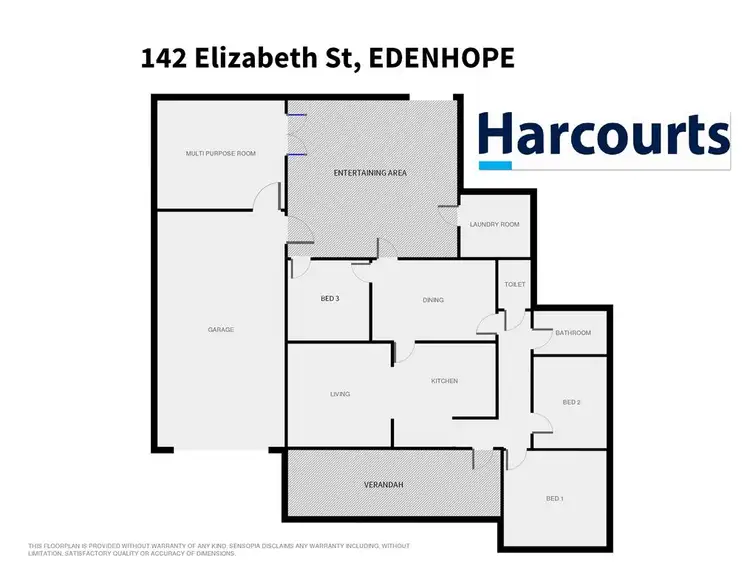 Floorplan of Homely house listing, 142 Elizabeth Street, Edenhope VIC 3318