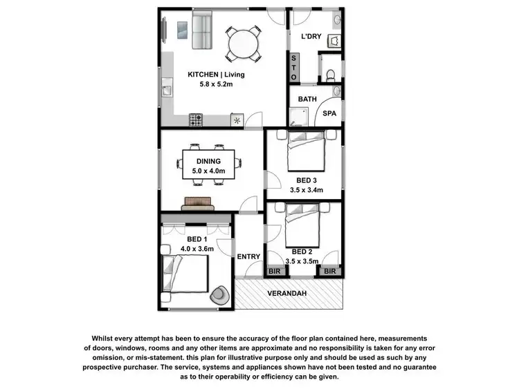 Floorplan of Homely house listing, 49 Horner Street, Hamilton VIC 3300