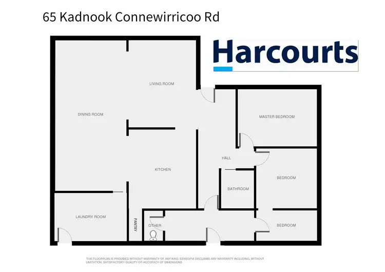 Floorplan of Homely rural property listing, 65 Kadnook-Connewirricoo Rd, Edenhope VIC 3318