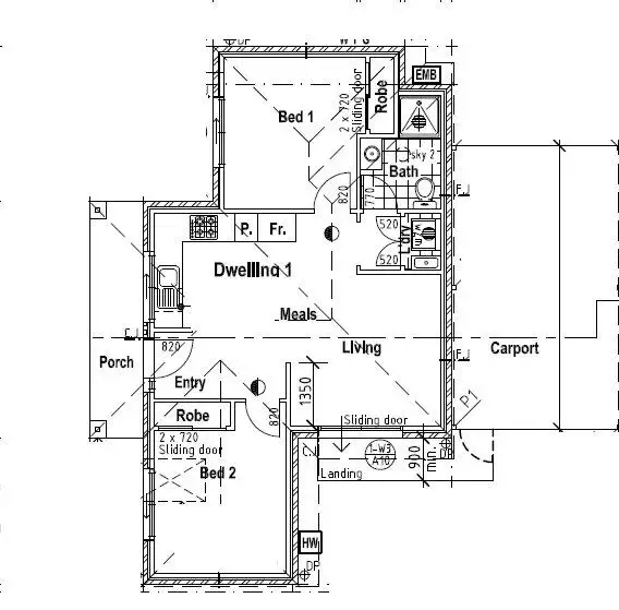 Floorplan of Homely unit listing, Unit 1/53 Memorial Avenue, Epping VIC 3076
