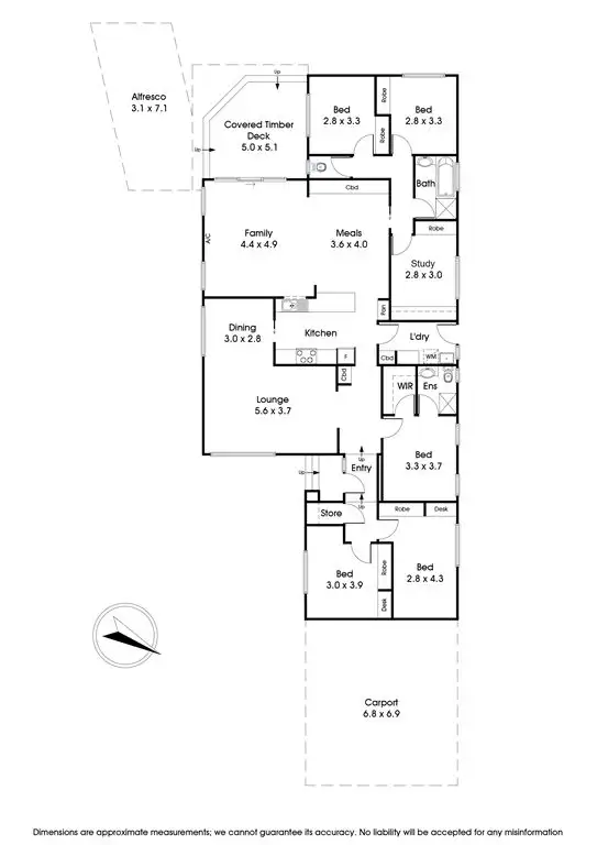 Floorplan of Homely house listing, 9 Newry Close, Wantirna South VIC 3152