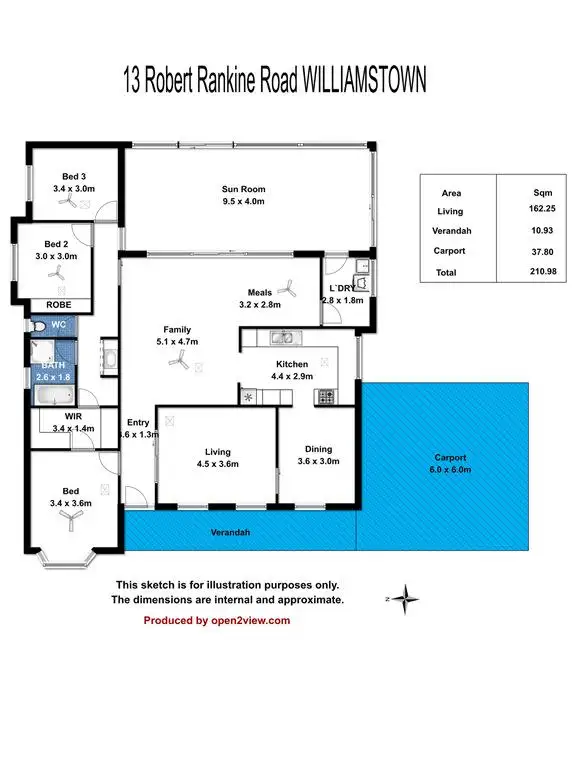 Floorplan of Homely house listing, 13 Robert Rankine Road, Williamstown SA 5351