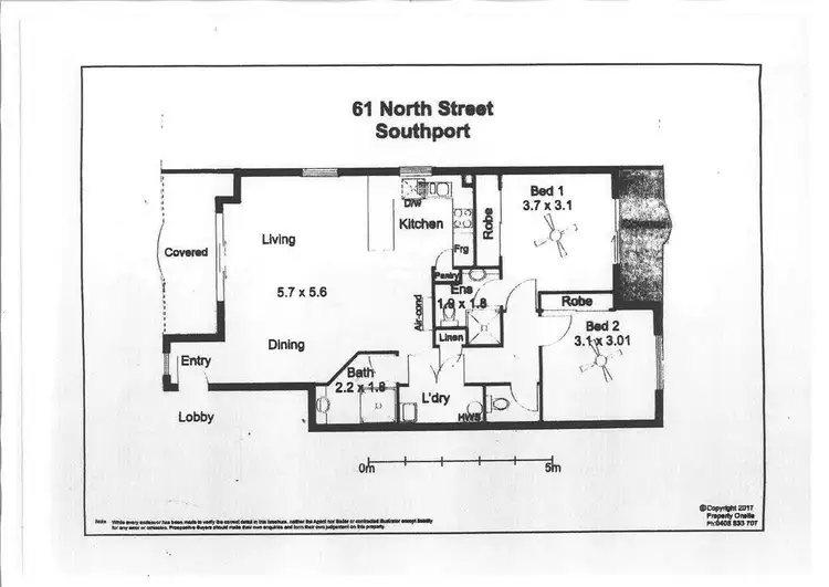 Floorplan of Homely unit listing, 60/61 North Street, Southport QLD 4215