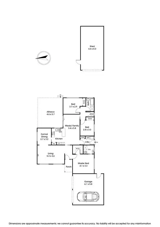 Floorplan of Homely house listing, 85 Fraser Crescent, Wantirna South VIC 3152