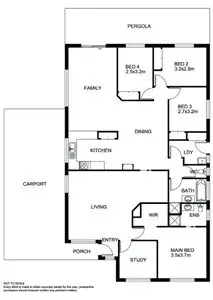 Floorplan of Homely house listing, 58 Broome Crescent, Cranbourne North VIC