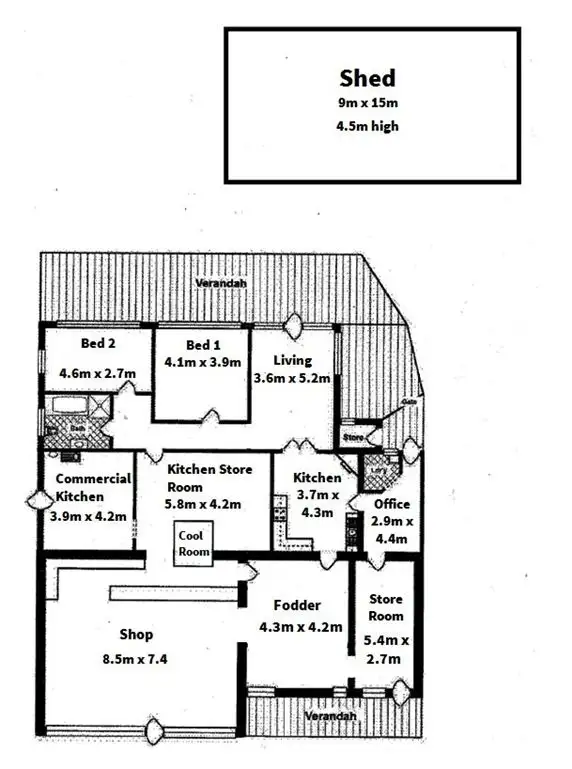 Floorplan of Homely house listing, 31 Annie Terrace, Wasleys SA 5400
