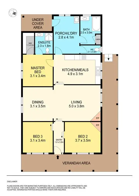 Floorplan of Homely house listing, 316 Creswick Road, Ballarat Central VIC 3350