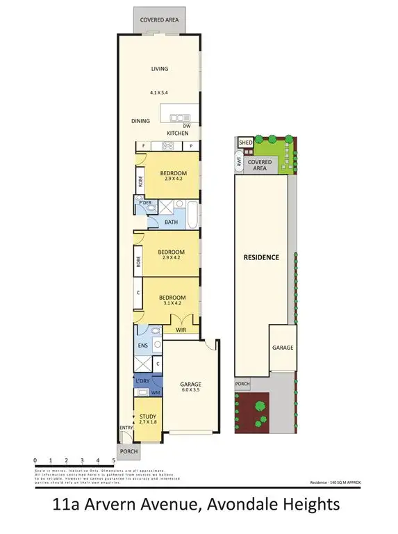Floorplan of Homely house listing, 11a Arvern Avenue, Avondale Heights VIC 3034