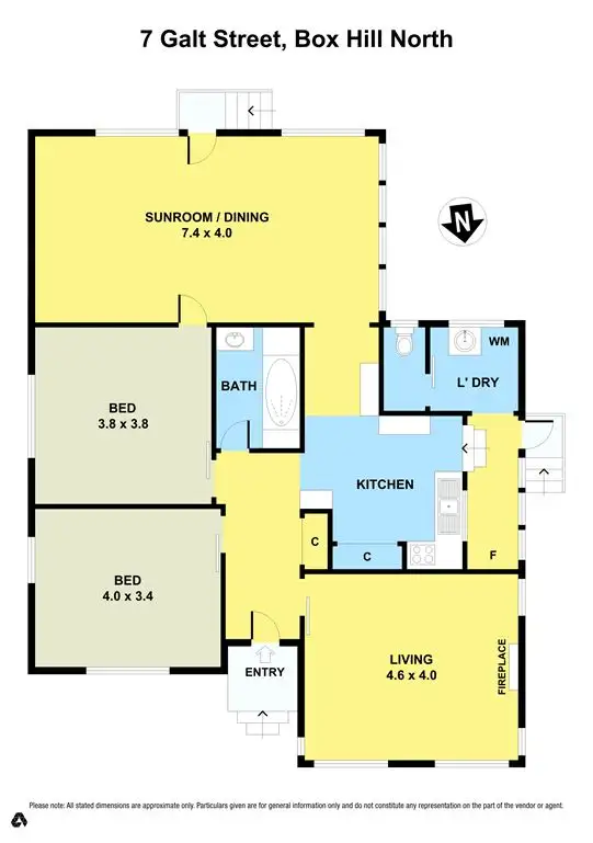 Floorplan of Homely house listing, 7 Galt Street, Box Hill North VIC 3129