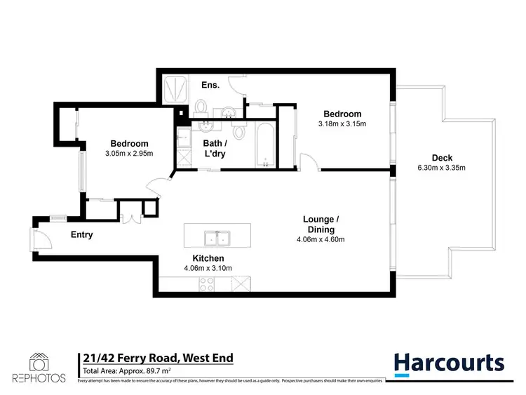 Floorplan of Homely apartment listing, 21/42 Ferry Road, West End QLD 4101