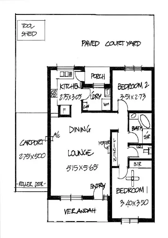 Floorplan of Homely unit listing, 6/1 East Street, Magill SA 5072