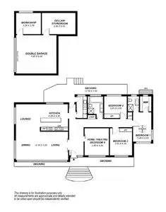 Floorplan of Homely house listing, 4A Katoomba Road, Beaumont SA