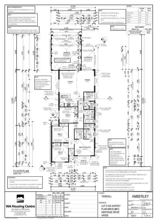 Floorplan of Homely house listing, 91 Heritage Drive, Vasse WA 6280