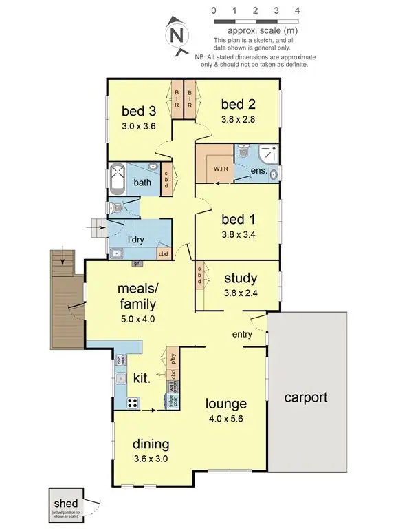 Floorplan of Homely house listing, 17 Old Kent Road, Mooroolbark VIC 3138