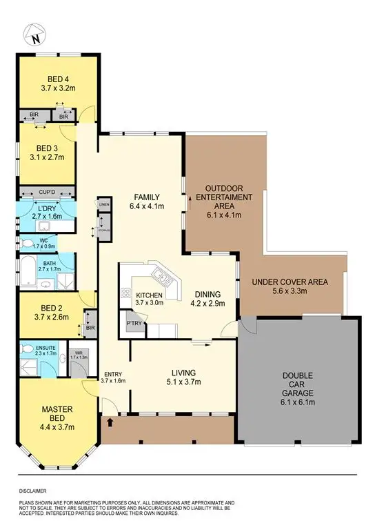 Floorplan of Homely house listing, 22 Douglas Close, Miners Rest VIC 3352