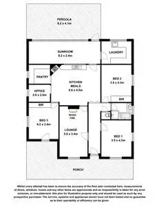 Floorplan of Homely house listing, 16 Showgrounds Parade, Keith SA 5267