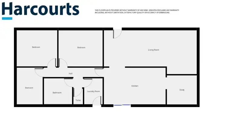 Floorplan of Homely rural property listing, 23 Newlands Lake Road, Apsley VIC 3319