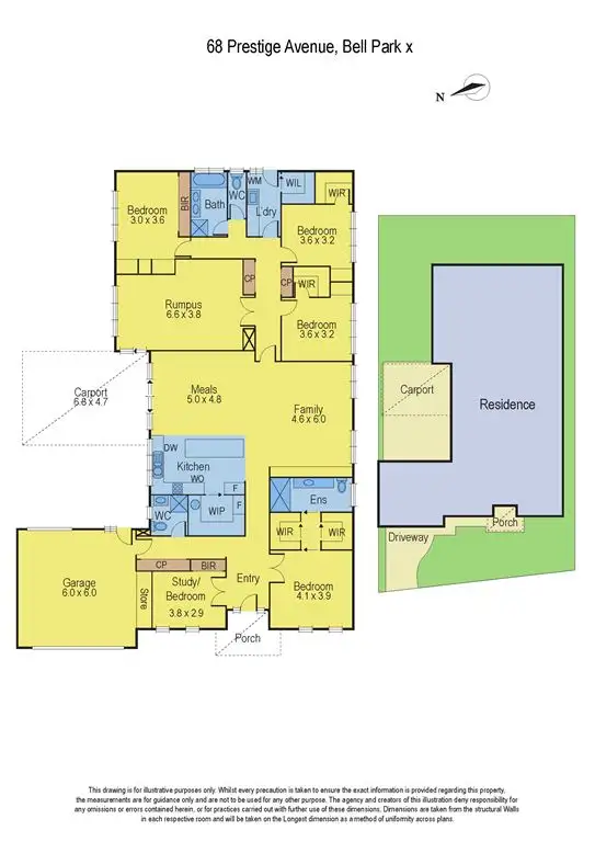 Floorplan of Homely house listing, 68 Prestige Avenue, Bell Park VIC 3215
