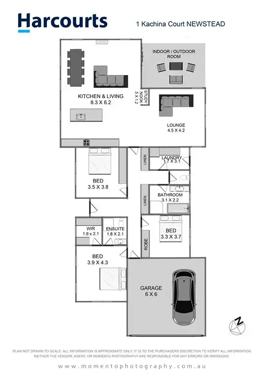 Floorplan of Homely house listing, 1 Kachina Court, Newstead TAS 7250