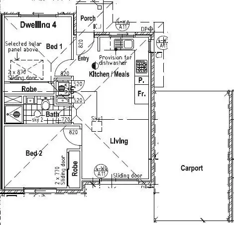 Floorplan of Homely unit listing, Unit 4/53 Memorial Avenue, Epping VIC 3076