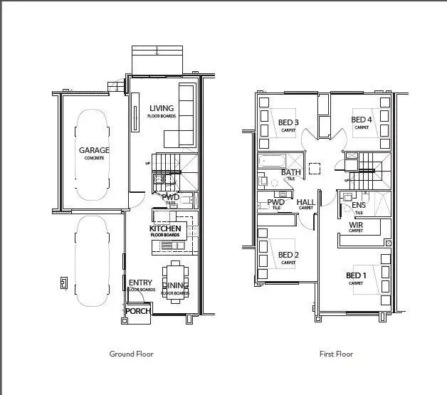 Floorplan of Homely townhouse listing, Lot 9/80 Tyler Street, Reservoir VIC 3073
