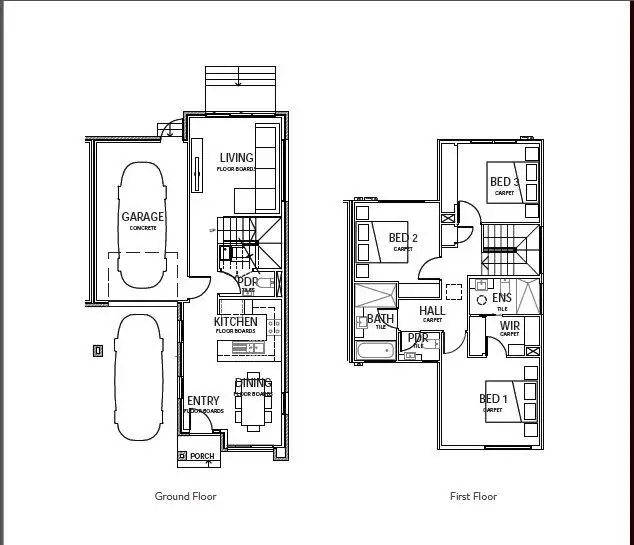 Floorplan of Homely townhouse listing, Lot 14/80 Tyler Street, Reservoir VIC 3073
